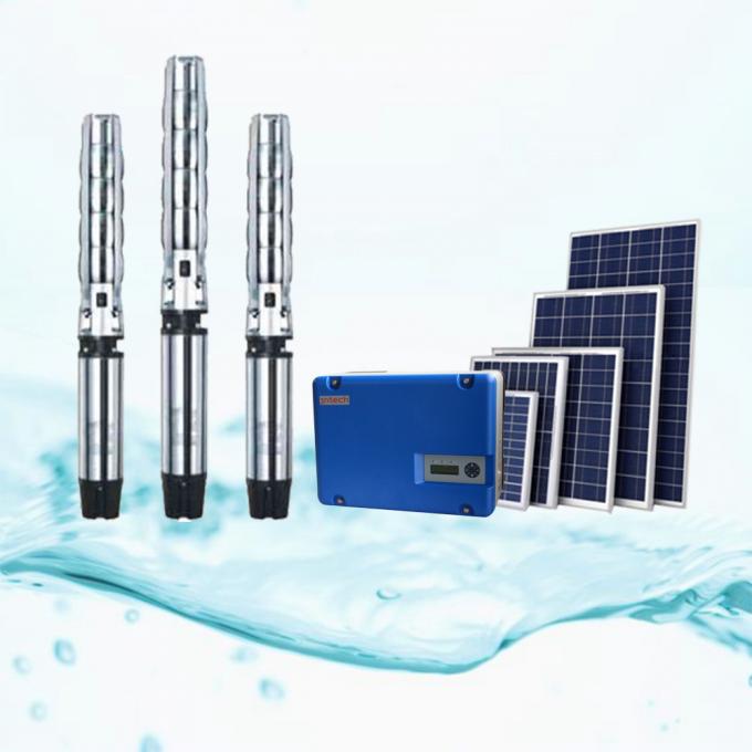 sistema de tratamento de água potável solar do sistema de irrigação da bomba 7.5kw com inversor solar
