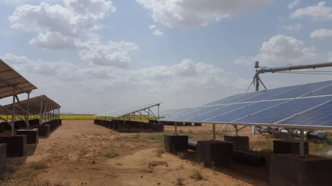 55KW inversor solar da bomba de 3 fases com o MPPT largo para a irrigação Center do pivô